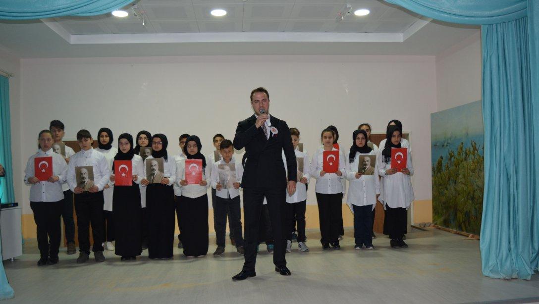 12 Mart İstiklal Marşının Kabulü ve Mehmet Akif Ersoy´u Anma Günü Programı Yapıldı
